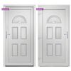 vidaXL Front Door White 88x190 cm PVC