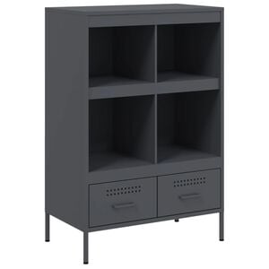 vidaXL Highboard Anthracite 68x39x101.5 cm Steel