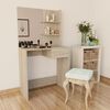 vidaXL Dressing Table Engineered Wood 75x40x141 cm Oak