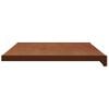 vidaXL Window Sill Brown Wood 60 x 45 x 4.5 cm PVC
