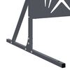 vidaXL Privacy Screen Anthracite Steel