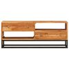 vidaXL TV Cabinet Natural 110 x 30 x 44 cm Solid Acacia Wood