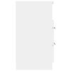 vidaXL Bedside Cabinets 2 pcs White Engineered Wood