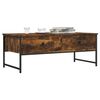 vidaXL Coffee Table Smoked Oak 101x49x39.5 cm Engineered Wood