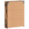 vidaXL Bathroom Mirror Cabinet TULUM Smoked Oak 60 x 16.5 x 78 cm