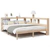 vidaXL Bookcase Bed without Mattress 140x200 cm Solid Wood Pine