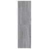 vidaXL Wardrobe Grey Sonoma 82.5x51.5x180 cm Engineered Wood