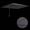 vidaXL Garden Parasol Anthracite 248.5 x 247.5 x 160 cm