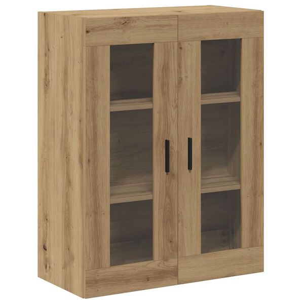 vidaXL Wall Mounted Cabinet Artisan Oak 69.5x34x90 cm