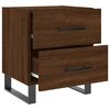 vidaXL Bedside Cabinets 2 pcs Brown Oak 40x35x47.5 cm Engineered Wood