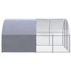 vidaXL Outdoor Chicken Coop 3x4x2 m Galvanised Steel