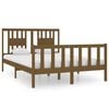 vidaXL Bed Frame without Mattress Honey Brown 140x190 cm Solid Wood