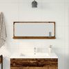 vidaXL Mirror Shelf Old wood 90 x 10.5 x 37 cm Engineered Wood