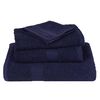 vidaXL Guest Towels "FROGN" 4 pcs Navy Blue 30x50 cm 360 gsm