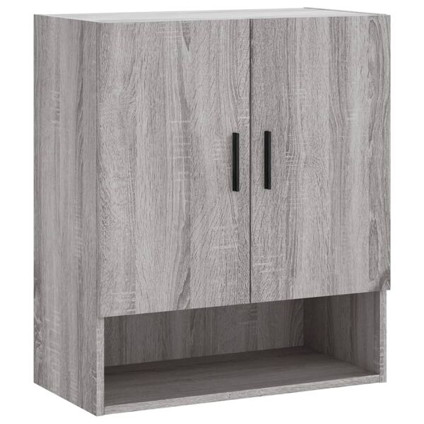 vidaXL Wall Cabinet Grey Sonoma 60x31x70 cm Engineered Wood