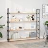 vidaXL Floating Shelves 2 pcs 140x20x2 cm Untreated Solid Wood Acacia