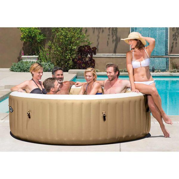 Intex Bubble Massage Tub Round PureSpa 216x71 cm 6 Persons