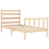 vidaXL Bed Frame without Mattress 100x200 cm Solid Wood Pine