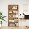 vidaXL Bookcase Artisian Oak 80x24x176 cm Engineered Wood