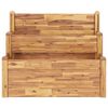 vidaXL 2-Tier Garden Planter 110x75x84 cm Solid Acacia Wood
