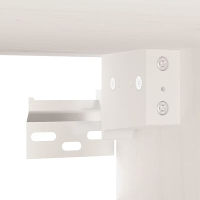 vidaXL Wall Cabinets 2 pcs White 80x30x30 cm Solid Wood Pine