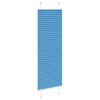 vidaXL Pleated Blind Blue 50x150 cm Fabric Width 49.4 cm Polyester