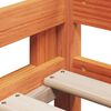 vidaXL Bunk Bed without Mattress Wax Brown 90x200 cm Solid Wood Pine