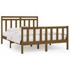 vidaXL Bed Frame without Mattress Honey Brown Solid Wood Pine 120x200 cm