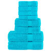 vidaXL 8 Piece Premium Towel Set SOLUND Turquoise 600 gsm