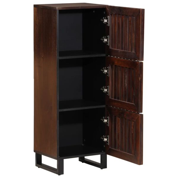 vidaXL Highboard Brown 40x34x110 cm Solid Wood Mango