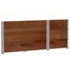 vidaXL Garden Planter Brown 100x50 cm Solid Wood Pine