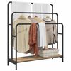 vidaXL Cloth Rack Artisan Oak 90 x 30 x 100.5 cm Engineered wood