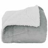 vidaXL Throw Blanket Grey 150 x 200 cm Fleece