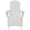 vidaXL Garden Lounge Furniture 2 pcs White 74 x 82 x 90cm Plastic