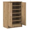 vidaXL Shoe Cabinet Artisan Oak 60x35x92 cm Engineered Wood