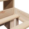 vidaXL Bookcase Bed without Mattress 120x190 cm Small Double Solid Wood Pine