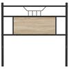 vidaXL Headboard Sonoma Oak 75 cm Engineered Wood and Steel