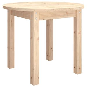 vidaXL Coffee Table &Oslash; 55x45 cm Solid Wood Pine