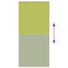 vidaXL Roller Blind Blackout Leaves Green 115x210 cm Fabric Width 110.7 cm Polyester