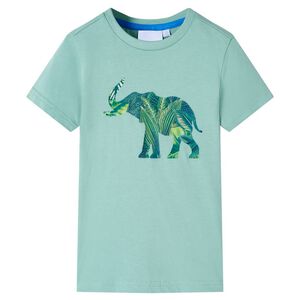 vidaXL Kids' T-shirt Light Khaki 92