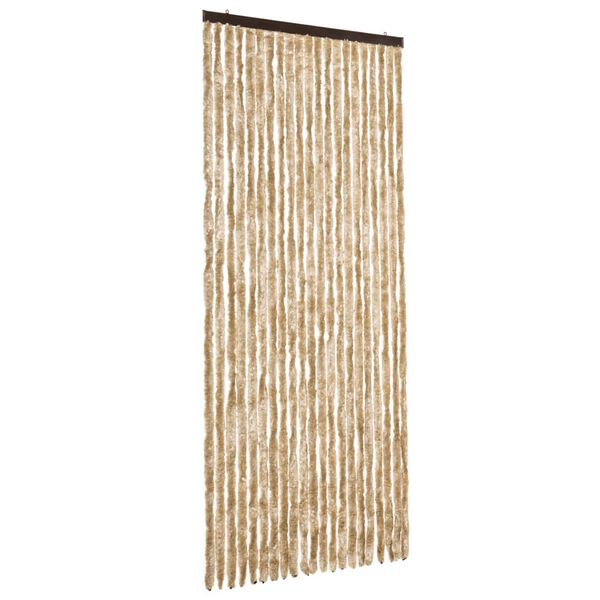 vidaXL Insect Curtain Beige 90x200 cm Chenille