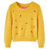 Kids' Sweater Knitted Ochre 140