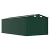 vidaXL Garden Shed 257x489x181 cm Metal Green