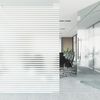 vidaXL Window Films 4 pcs Frosted Stripes Pattern PVC