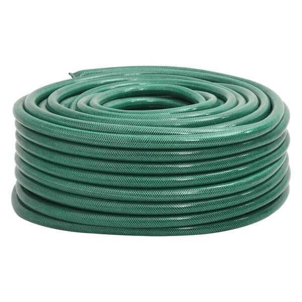 vidaXL Garden Hose Green 1" 30 m PVC