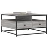 vidaXL Coffee Table Grey Sonoma 80x80x45 cm Engineered Wood