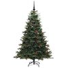 vidaXL Artificial Christmas Tree with 300 LEDs with Stand Green 180 cm
