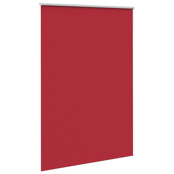 vidaXL Roller Blind Blackout Red 160x210 cm Fabric Width 156.6 cm Polyester