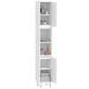 vidaXL Bathroom Cabinet White 30x30x190 cm Engineered Wood