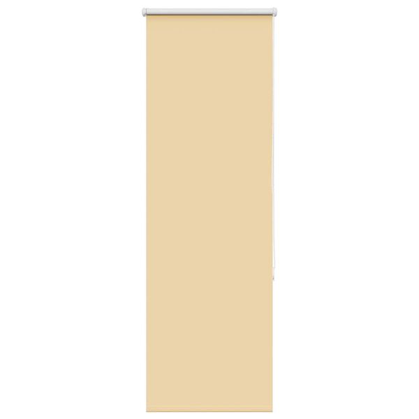 vidaXL Roller Blind Blackout Beige 60x175 cm Fabric Width 55.7 cm Polyester